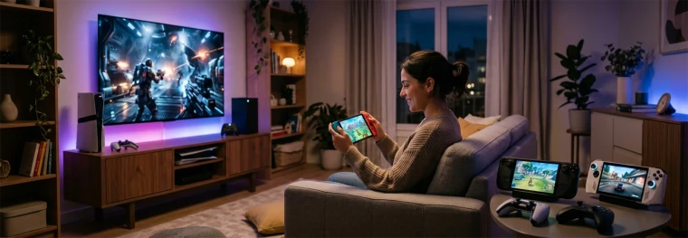As 5 Melhores Consolas de Jogos em 2026