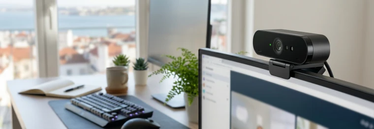 As 5 Melhores Webcams para Reuniões Zoom, Teams ou Skype